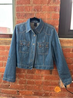 LONDONJEAN Women's Blue Denim Jacket